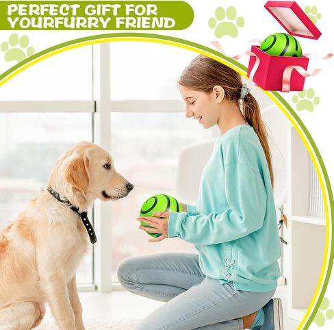 Interactive Dog Toys,Remote Control Dog Balls with Jumping, Rolling & Moving Functions - Includes a Vibrating Dog Ball and Durable Chew Fabric for Safe Play (5.51") in Saudi Arabia
