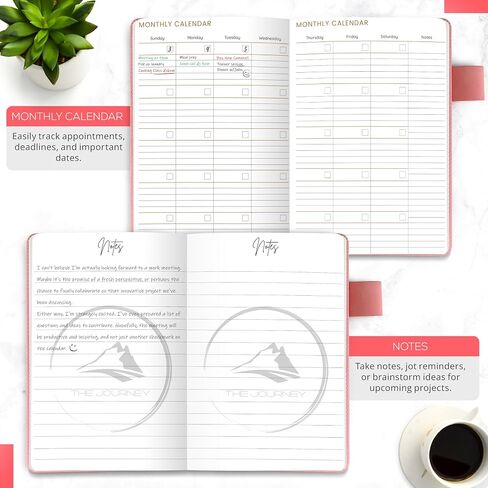 The Journey Wellness Planner, Daily Gratitude and Meal Planner, Goal Journal for Healthy Living, Mindfulness, Women & Men, (short version Gray) in Saudi Arabia