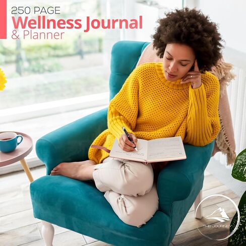 The Journey Wellness Planner, Daily Gratitude and Meal Planner, Goal Journal for Healthy Living, Mindfulness, Women & Men, (short version Gray) in Saudi Arabia