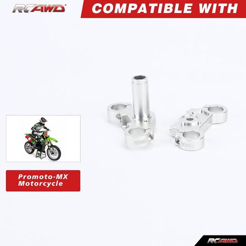RCAWD Aluminum Triple Clamp Set for Promoto-MX LOS364006 Upgrade Parts(Orange) in Saudi Arabia