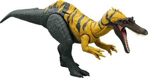 Mattel Jurassic World Dinosaur Toys with Roar Sound & Attack Action, Wild Roar Posable Figures, Physical & Connected Digital Play in Kuwait