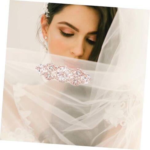 4pcs Girdle Rhinestone Patch Crystal Applique Patches Rhinestone Applique Embellishments Beaded Flowers Applique Diamond Rhinestones Gold Dress Belt Sewing Applique in Saudi Arabia
