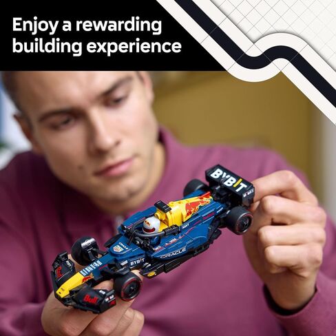 LEGO Speed Champions Oracle Red Bull Racing RB20 F1 Race Car Model Kits - Building Set for Adults, Ages 18+ with Realistic Features - Red Bull F1 DIY Crafts for Display - Gift Idea for F1 Fans - 77243 in Saudi Arabia