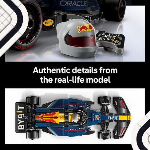 LEGO Speed Champions Oracle Red Bull Racing RB20 F1 Race Car Model Kits - Building Set for Adults, Ages 18+ with Realistic Features - Red Bull F1 DIY Crafts for Display - Gift Idea for F1 Fans - 77243 in Saudi Arabia