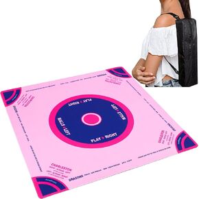 Mahjong Mat - Mahjong Neoprene Learning Mat 31.5"X31.5", Non-Slip, Noise Reduction Mahjong Table Mat for American Mahjong, Poker, Card, Board & Tile Games