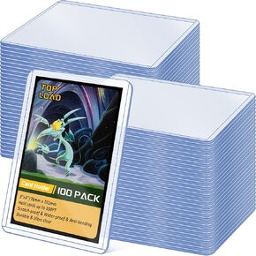 15 Pack Top Loads for Cards 3"x4" Hard Plastic Card Sleeves Baseball Card Protectors Hard Plastic Sports Card Holder for Trading Cards, Baseball Cards, Game Cards