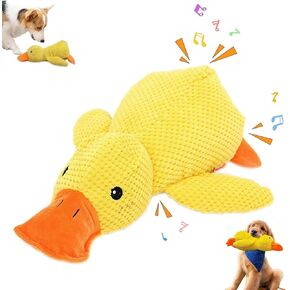 Mellow Dog Calming Duck, 2025 New Calming Duck Dog Toy, Calmings Ducks Dog Toy The Mellow Dogs Calmings Pillow with Quacking Sound, Soft Stuffed Ducks Dogs Toys for Indoor Puppy Small
