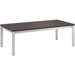 Bush Business Furniture Arrive Waiting Room End Table in Storm Gray, Reception Area Side Surface for Office or Lobby