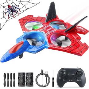 طائرة التحكم عن بُعد للأطفال - Spider Stunt Drone ، 2.4 جيجا هرتز RC Drone Toys واحد الإقلاع/العودة الرئيسية ، 360 درجة فليب ، لعبة الطائرات الطائر