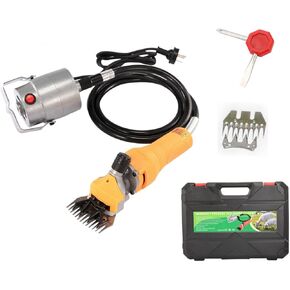 Clippers Clippers Electric Clippers ، 110 فولت Sheen Sheers 1000W آلة قص الصوف مع شفرتين (أحمر)