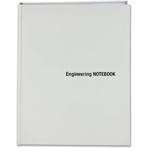 دفتر BookFactoryEngineering/دفتر هندسة بيضاء-الصف الاحترافي-100 صفحة ، 8.5 '× 11' 'Wire-O ، Eng-100-7GW-PPW (كتاب الهندسة)