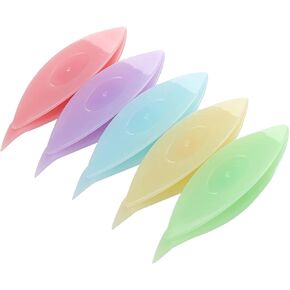 Tatting Shuttle Kit, 5Pcs Colorful Plastic Waving Shuttles Tatting Shuttles Lacemaking Craft Tool Sewing Accessories