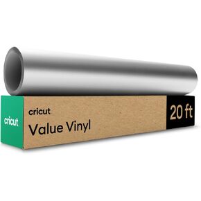 VINYL CRICUT VINYL ، أسود غير لامع (12 بوصة × 20 قدمًا)