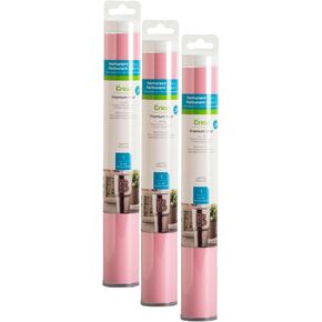 Cricut Premium Permanent Vinyl, 12ft - Black (3-Pack of 4ft Rolls), Compatible with Cricut Explore/Maker Machines