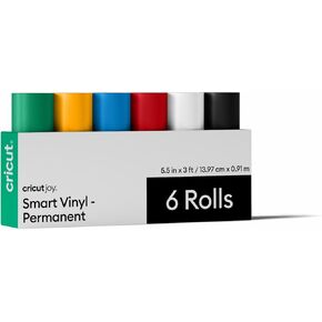Cricut Smart Finyl ، Pack Sampler (13in × 24in ، 6 صفائح)