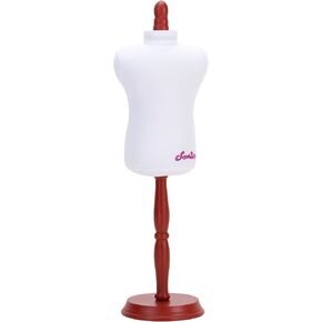 Sophia's 18'' Inch Doll Accessories, Mannequin Stand Dress Form Soft Plush Torso for Doll Clothes Outfit Display, Perfect Accessory for Dolls' Closet Wardrobe & Bouquet, White
