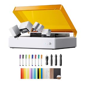 Xtool M1 Ultra Laser Cutter و Mengraver Machine ، آلة حرفية 4-in-1 مع نقاش الليزر 10W ، طباعة النبر ، قطع الشفرة ، رسم القلم ، سهل الاستخدام على 1000+ مادة-حزمة أساسية