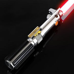 Pixel Lightsaber, Motion Control 39 Sets Sound Effects with 12 Colors Change Light Saber, Smooth Swing Metal Handle Lightsabers for Adults, Boys Cosplay Gifts (Pixel 39 Sets Sound Effects)
