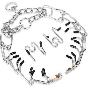 Adjustable Pinch Dog Training Collar Quick Release Buckle with Two Extra Links for Small Dogs
