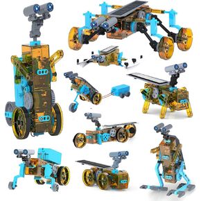 STEM 25-in-1 Education Solar Power Power Toys للأولاد الذين تتراوح أعمارهم بين 8 و 12 عامًا ، ألعاب الروبوتات العلمية للأعمار من 8 إلى 13 عامًا ، بناء هدايا تجريبية للألعاب الروبوتات للأطفال 8 9 10 11 12 13 سنة