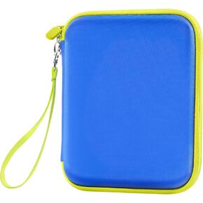 ProCase Carrying Case for Yoto Card with 80 Pockets Storage Capacity, Portable Holder Organizer for Kids Yoto Player & Mini Cards with Zipper Sleeves Binder- Blue