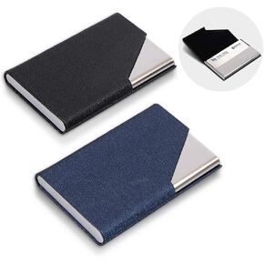 Homedge Super Super Light Stafless Stains Steel Card Card ، Slim Professional 2 Packs Card Card for Travel and Business in Kuwait