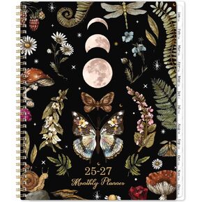 2025-2027 Monthly Planner/Calendar - JUL 2025 - JUN 2027, 9" x 11", Academic Planner 2025-2027, 2 Year Monthly Planner 2025-2027, Monthly Tabs