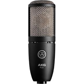 AKG Pro Audio P220 Vocal Condenser Microphone, Black, 6.00 x 8.00 x 12.00"