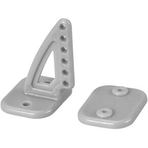 uxcell Control Horn, 27x20mm Plastic Horns with 6 Holes 1.6mm for RC Airplane Parts Grey 10 Sets