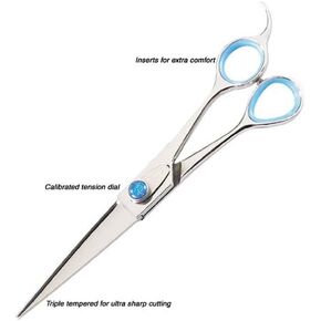 Geib Super Gator Pet Steeld Steeld Pet Shears Straight Grooming ، 7-1/2 بوصة