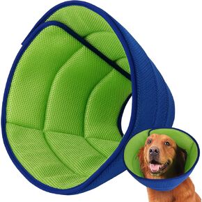 Soft Dog Cone Collar After Surgery Alternative for Dogs to Stop Licking, Comfy Collars for Large/Medium/Small Pet, Adjustable Elizabethan Neuter Recovery E Cones of Shame Neck & Head Ecollars, Cat