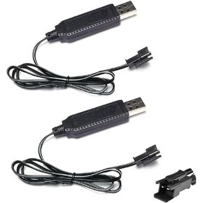 شاحن شاحن بطارية 3.7 فولت مع شاحن بطارية USB Li-Ion SM-2P للفقاعات ، فقاعة بازوكا مدفع رشاش ، شاحنات قارب سيارة ميني راك
