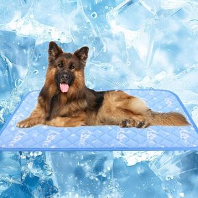 MH MyLune Home Dog Chod Heat 59 "x 40" Arc-Chill Cool Fiber و Endothermical Color Change Chouterwid
