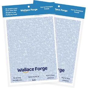 Magic Patch Adhesive, Double-Sided Patch Magic Stickers Washable for Girl Guides and Boy Scouts Brownie, Clothing Patches, Fabric, Cut to Size, No Iron or Sew Required