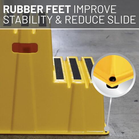 US Weight Yellow Safety Steps – Lightweight & Durable Anti-Slip Step Stools with High Visibility for Home, Office, and Industrial Use in Kuwait
