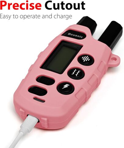 Silicone Protective Case for Bousnic Dog Shock Collar RS2 Remote with Carabiner (Blue) in Kuwait