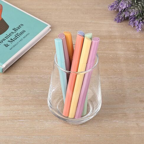 Mr. Pen- Aesthetic Highlighters, 6 Pack, Chisel Tip, Retro Tones, Cute Highlighters Assorted Colors, Cute Highlighters for School Highlighters, Highlighter Set, Pastel Highlighters in Saudi Arabia