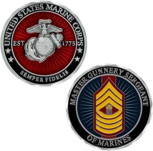 Officially Licensed USMC Lance Corporal E3 Challenge Coin – Marine Corps Coin – LCpl Coin Challenge Coin | Disabled USMC Vet Owned Small Business in Saudi Arabia