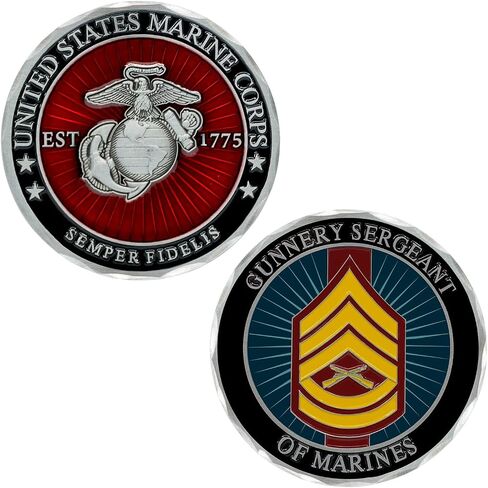 Officially Licensed USMC Lance Corporal E3 Challenge Coin – Marine Corps Coin – LCpl Coin Challenge Coin | Disabled USMC Vet Owned Small Business in Saudi Arabia