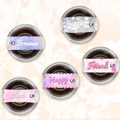 10pcs تسامي اسم لوحة الفراغات الاكريليك ، 3.2 "× 1.3" لـ Stanley 40 Oz Tumblers تسامي الأسماء الأكريليك علامات الفراغ in Kuwait