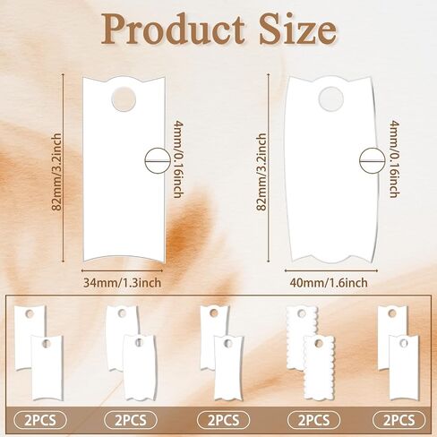 10pcs تسامي اسم لوحة الفراغات الاكريليك ، 3.2 "× 1.3" لـ Stanley 40 Oz Tumblers تسامي الأسماء الأكريليك علامات الفراغ in Kuwait