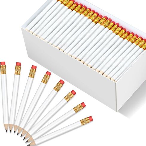 Outus 144 Pcs Mini Golf Pencils Bulk Half Pencils with Eraser #2 HB Pre Sharpened for Party Favors Office Supplies 4 Inch(Rose Red) in Saudi Arabia