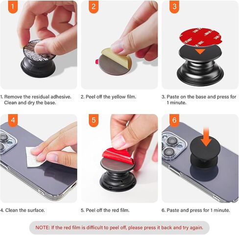 APPS2Car 3-Pack 3" Dashboard Mounting Disk, VHB Pad for Suction Cup Mount | VHB Pad, Not Double-Sided Tape; Fits Suction Cups Up to 3 Inches for Phone Mounts; For Flat Dashboards Only; One-time Use in Kuwait