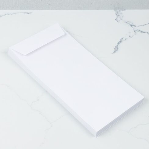 LUXPaper Open End Envelopes | Peel & Press | 6" x 11 1/2" | Midnight Black | 80lb. Text | 50 Qty in Saudi Arabia