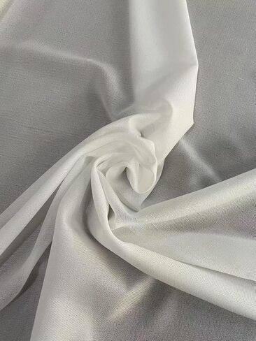 Fashion Design Interfacing, Sewing Interfacing. Medium Weight,10 Yards, Black/White 60'' Wide, Woven (White) in Kuwait