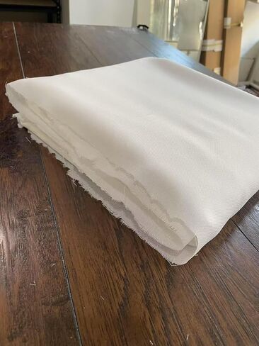 Fashion Design Interfacing, Sewing Interfacing. Medium Weight,10 Yards, Black/White 60'' Wide, Woven (White) in Kuwait
