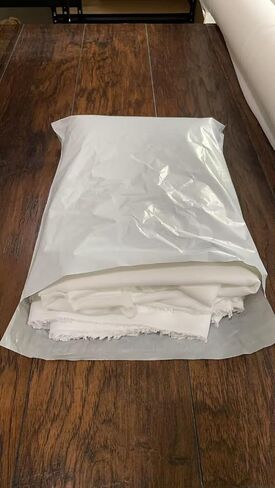 Fashion Design Interfacing, Sewing Interfacing. Medium Weight,10 Yards, Black/White 60'' Wide, Woven (White) in Kuwait
