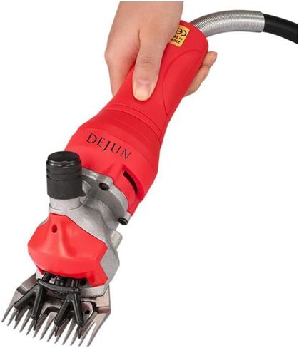 Clippers Clippers Electric Clippers ، 110 فولت Sheen Sheers 1000W آلة قص الصوف مع شفرتين (أحمر) in Kuwait