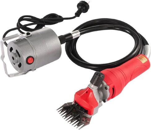 Clippers Clippers Electric Clippers ، 110 فولت Sheen Sheers 1000W آلة قص الصوف مع شفرتين (أحمر) in Kuwait