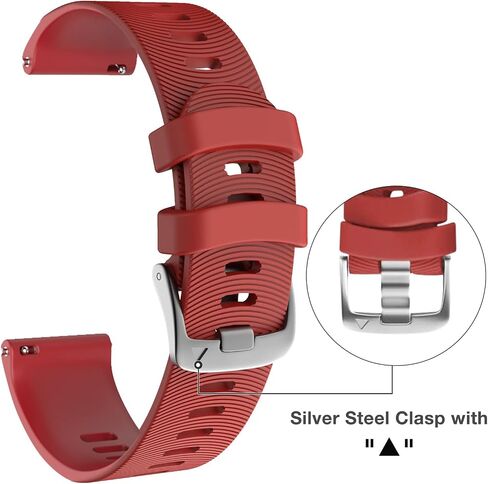 Strap for Garmin Forerunner 245/645 Music,20mm Width Starp for Garmin Vivoactive 3/Vivoactive 3 Music in Saudi Arabia